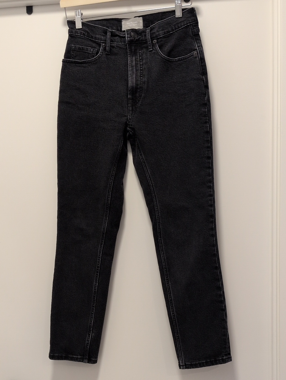 Everlane Black High-Rise Straight Women's Jeans